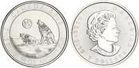 Kanada 2 Dollar Heulender Wolf -
