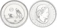 Kanada 2 Dollar Heulender Wolf -