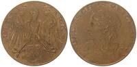 Deutschland /Weimar 3 Mark Motivprobe in Bronze VS 1 und RS neues Design -