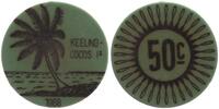 Keeling Cocos Islands 50 Cents grün -
