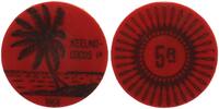 5 Rupien 1968 Keeling Cocos Islands rot ss-vz