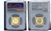 Germany Empire - Deutsches Kaiserreich 10 Pfennig Rechteckige Goldklippe VDM J.4 -