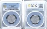 Poland - Drittes Reich - Getto Litzmannstadt 5 Mark Aluminium mit Echtheitszertifikat -