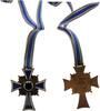 3. Reich Orden Mutterkreuz in Bronze mit Band -