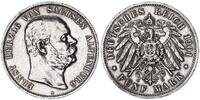 Deutsches Kaiserreich-Sachsen Altenburg 5 Mark Herzog Ernst -