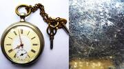 Schweiz, HERREN Taschenuhr, für Bastler: Taschenuhr, ARMIDA, Schlüssel, optisch gut aber ohne Funktion, -