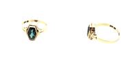 585 Gold Ring mit Turmalin 1,9g, Ringgröße 56 -