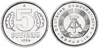 DDR 5 Pfennig Aluminium -