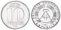 DDR 10 Pfennig Aluminium -