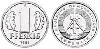 Deutschland / DDR 1 Pfennig Aluminium -