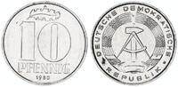 DDR 10 Pfennig Aluminium -