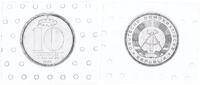 DDR 10 Pfennig Aluminium -