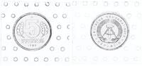 DDR 5 Pfennig -