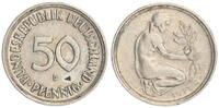BRD 50 Pfennig Fehlprägung Variante mit kleinem D -