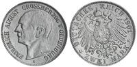 Kaiserreich-Oldenburg 2 Mark Fälschung Friedrich August Blei-Zinn Legierung -