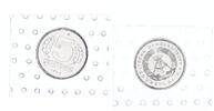 DDR 5 Pfennig Aluminium in original Folie der Staatsbank -