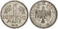 BRD 1 Mark zeitgenössische Umlauffälschung Messinglegierung, vernickelt -