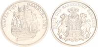 Deutschland / Bundesrepublik Medaille Hamburger Münze: Wappen von Hamburg 1720, Rs: Stempel 3 Mark Hamburg -