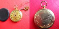Schweiz, HERREN Taschenuhr, besondere goldene (18K) HERREN TASCHENUHR-Spitzzahnanker-Hemm. -gute Funkt.-1865, -