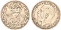 Großbritannien 3 Pence Großbritannien 3 Pence 1916 George V -