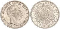 Preußen 2 Mark Wilhelm II. -