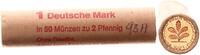 Deutschland 50 x 2 Pfennig Originalrolle -