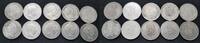Sachsen Lot 10x 5 Mark Albert 1875 und 1876 kleiner Adler -