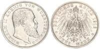 Württemberg 3 Mark Wilhelm II. -