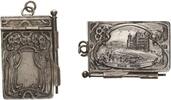 Schweiz Notizblock in versilberter Metallhülle Rigi-Kulm -