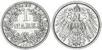 Deutsches Kaiserreich 1 Mark J.17 -