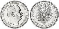 Kaiserreich / Preußen 5 Mark Kaiser Wilhelm I. -