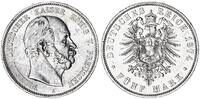 Kaiserreich / Preußen 5 Mark Kaiser Wilhelm I. -