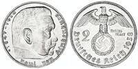 3. Reich 2 Mark Paul von Hindenburg J.366 -