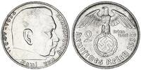 3. Reich 2 Mark Paul von Hindenburg J.366 -