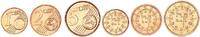 Portugal 1,2,5 Cent komplett Portugal 1,2,5 Cent Kursmünzen 2012 komplett -