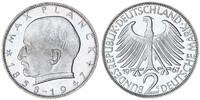 Deutschland - BRD 2 DM Max Planck Kursmünze -