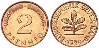 BRD 2 Pfennig Kursmünze J.381 -