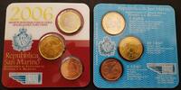 San Marino 5Cent +50Cent + 1€ Coincard -