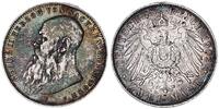 Deutschland / Sachsen-Meiningen 2 Mark Geotg II. J.151 a Bart berührt Perlkreis -