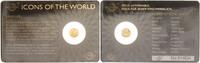 Ruanda 10 FRW Gold Icons of the World Känguru -