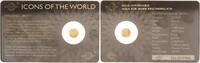 Ruanda 10 FRW Gold Icons of the World Walking Liberty -