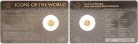 Ruanda 10 FRW Gold Icons of the World Walking Liberty -