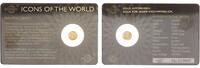 Ruanda 10 FRW Gold Icons of the World Walking Liberty -