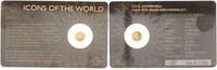 Ruanda 10 FRW Gold Icons of the World Kiwi -
