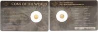 Ruanda 10 FRW Gold Icons of the World Kiwi -