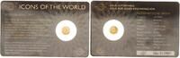 Ruanda 10 FRW Gold Icons of the World Kookaburra -