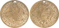 Weimarer Republik Medaille Lauer 1/4 Taler Österreich Bronze versilbert, von Lauer/Nürnberg 1/4 Taler Österreich Karl VI. -