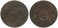 Bayern 1/2 Kreuzer Maximilian II. Joseph -