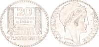 Frankreich 20 Francs belorbeerter Kopf der Marianne -