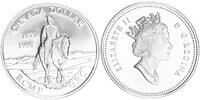 Kanada 1 Dollar 125 Jahre Berittene Polizei -
